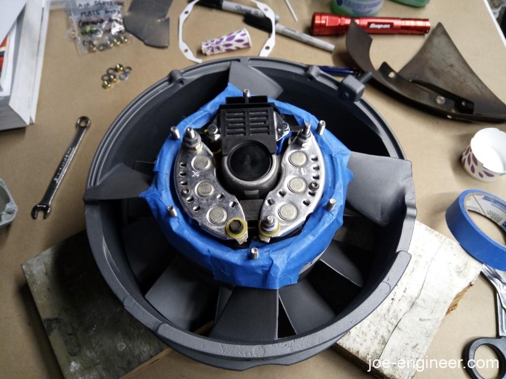 Porsche 911 Fan Air Guide Restoration