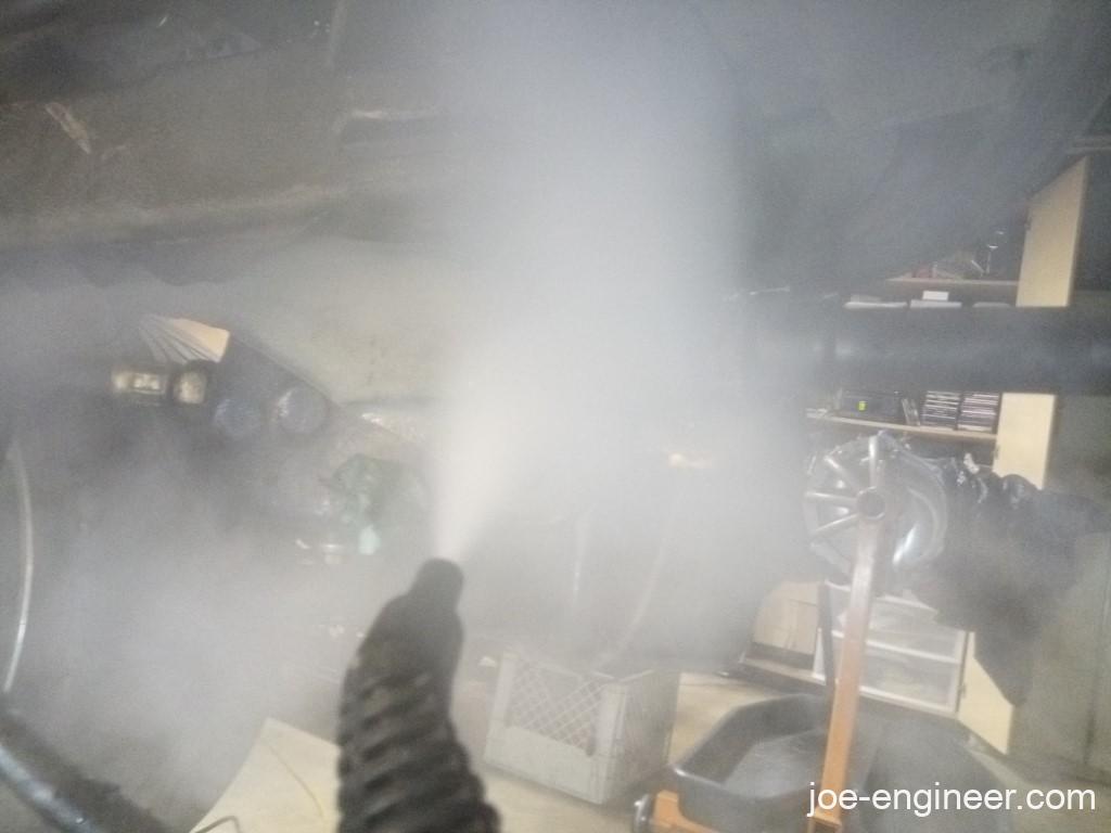 Porsche 911 Engine Bay Steam Cleaning