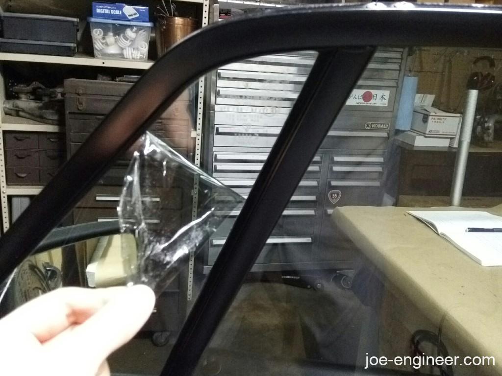 Porsche 911 Window Tint Removal