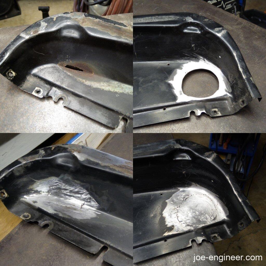 Porsche 911 Engine Cooling Tin Repair