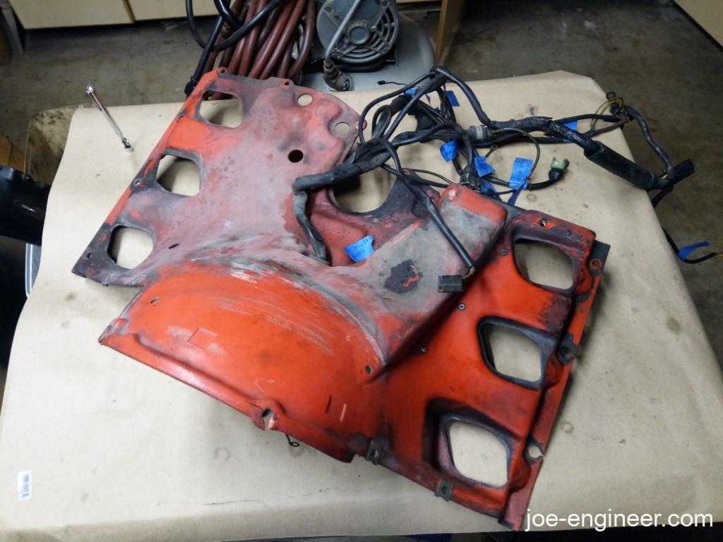 Porsche 911 Engine Shroud and Harness