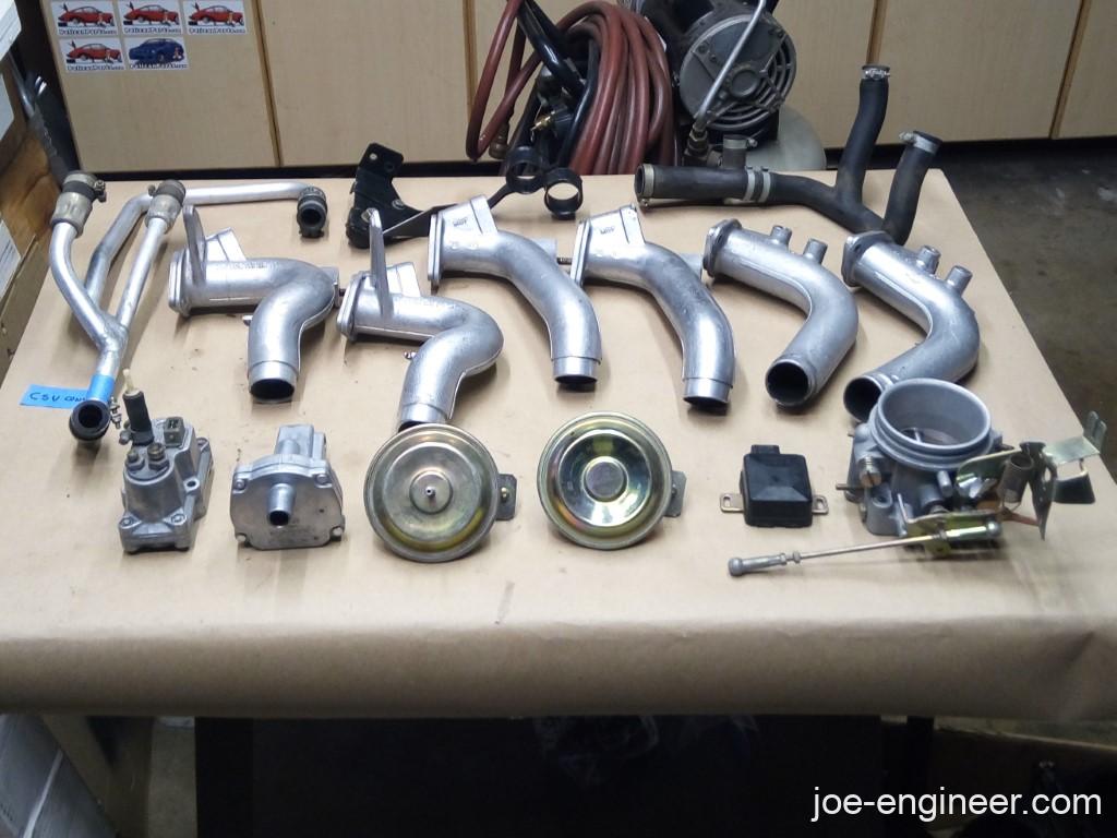 Porsche 911 CIS Parts Cleaning