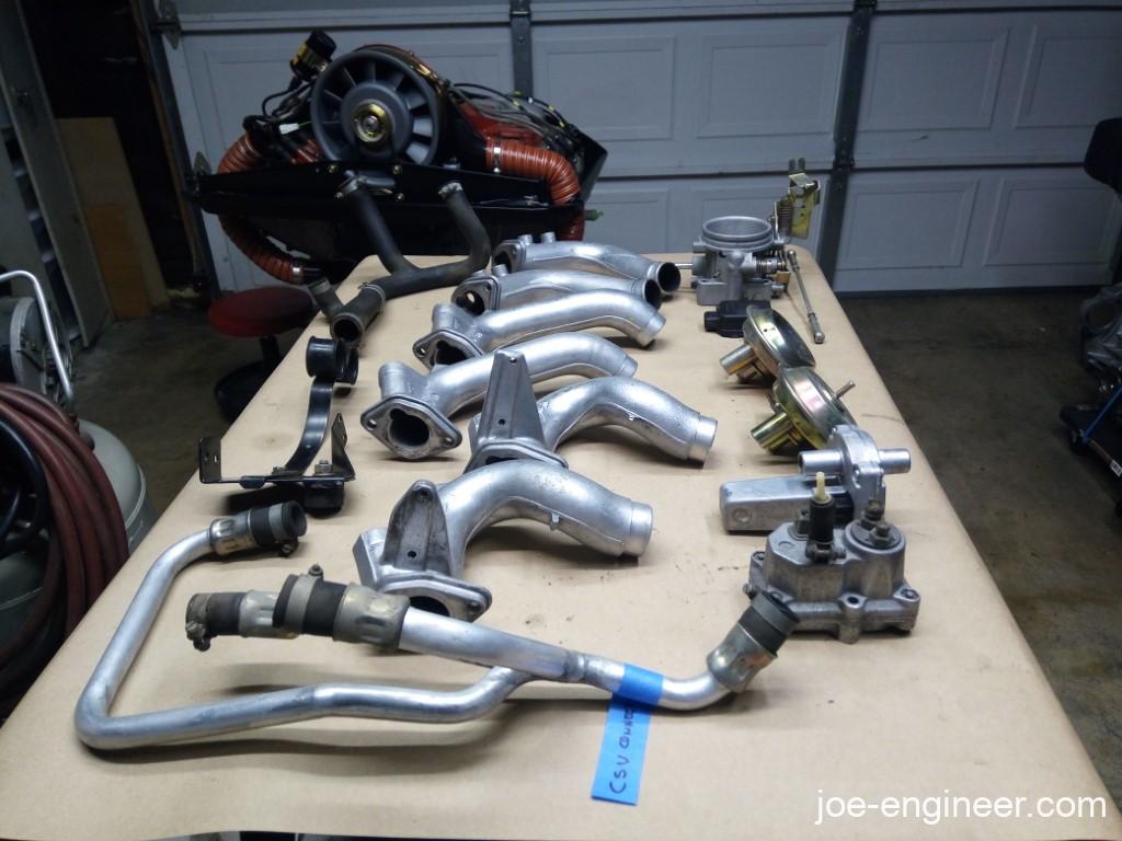 Porsche 911 CIS Parts Cleaning