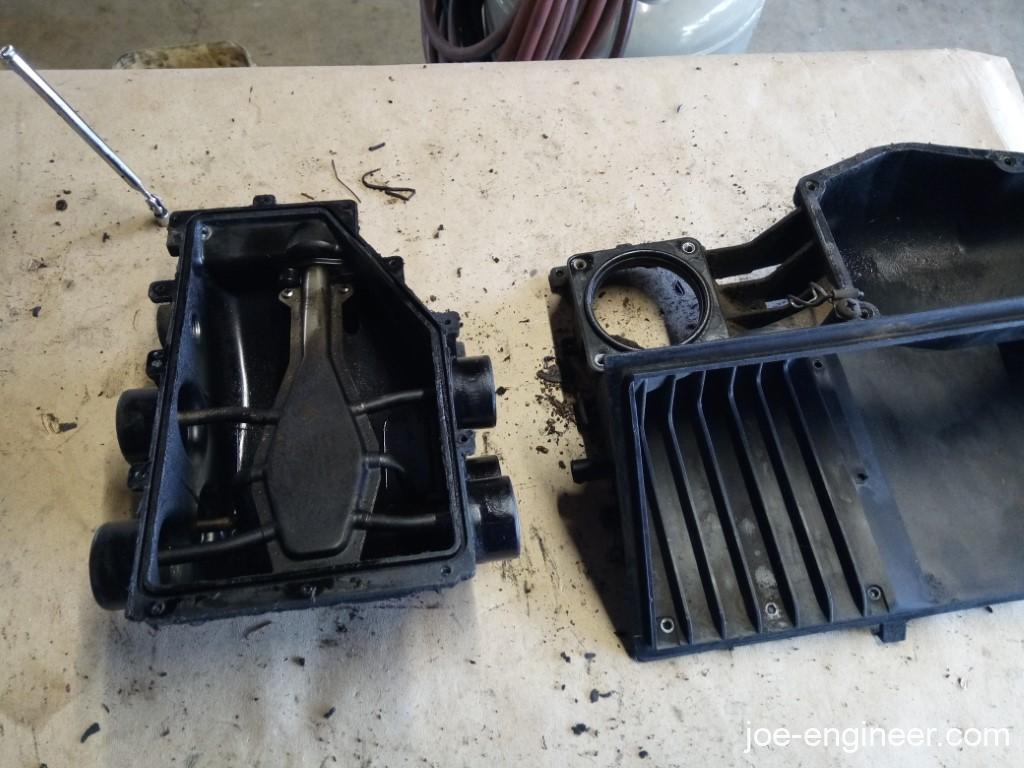 Porsche 911 CIS Airbox Disassembled