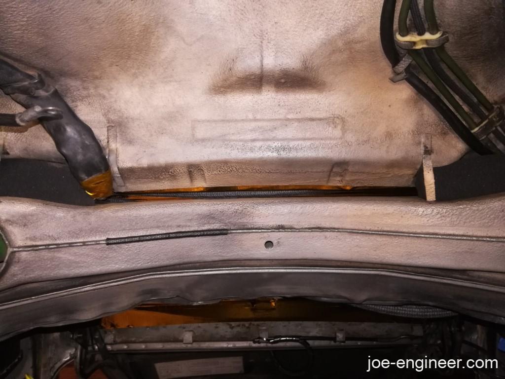 Porsche 911 Engine Bay Foam Sealing