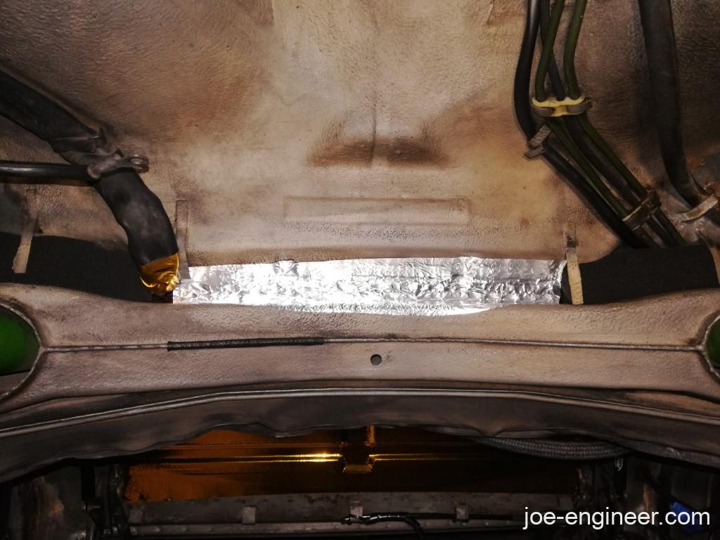 Porsche 911 Engine Bay Foam Sealing