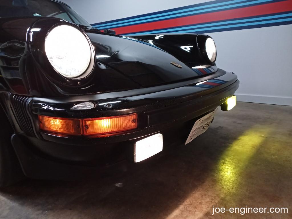 Porsche 911 Yellow LED H3 Fog Lights