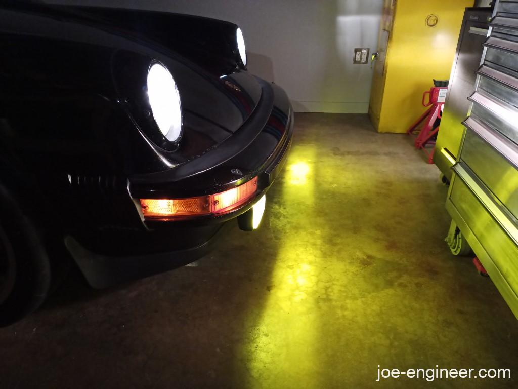 Porsche 911 Yellow LED H3 Fog Lights