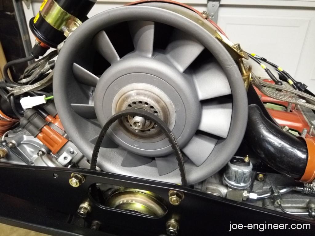 Air-cooled Porsche 911 Fan Belt Change