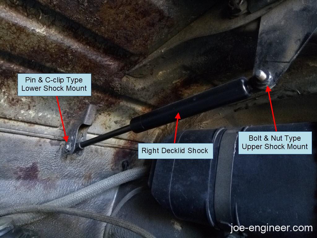 Porsche 911 Decklid Shocks