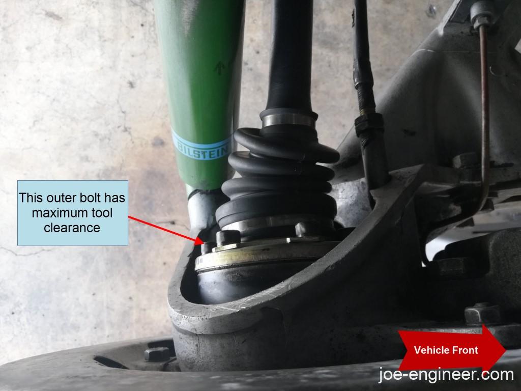 Porsche 911 CV Axle Replacement