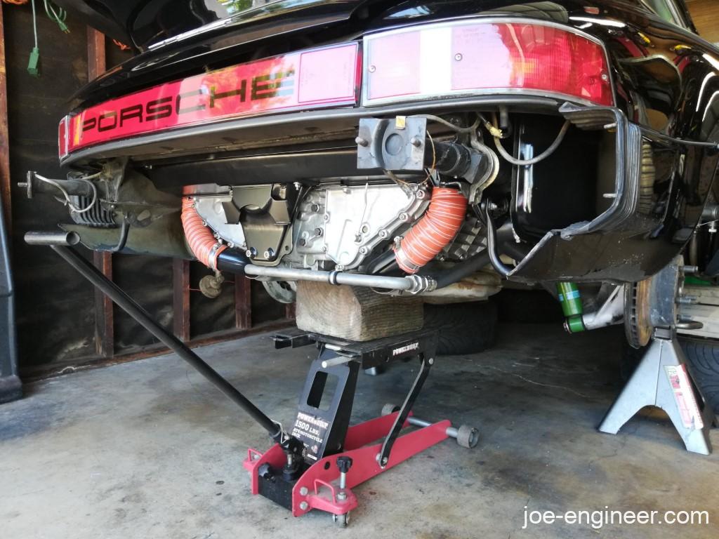 Porsche 911 Engine Gearbox Removal Drop