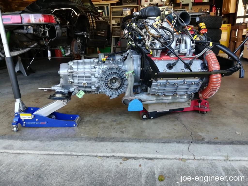 Porsche 911 Engine Gearbox Removal Drop