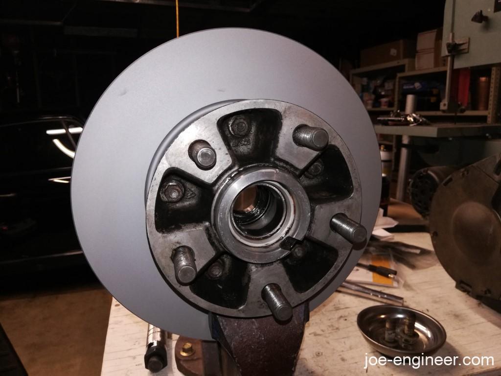 Air-cooled Porsche 911 Front Brake Calipers Rotors Replacement