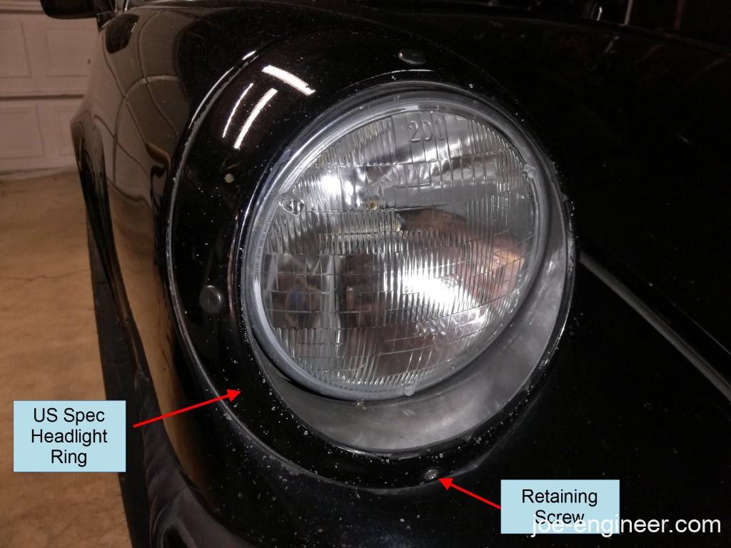 Air-Cooled Porsche 911 Headlight Bulbs Replacement