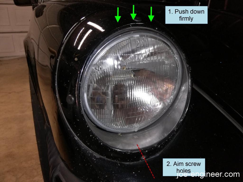 Air-Cooled Porsche 911 Headlight Bulbs Replacement