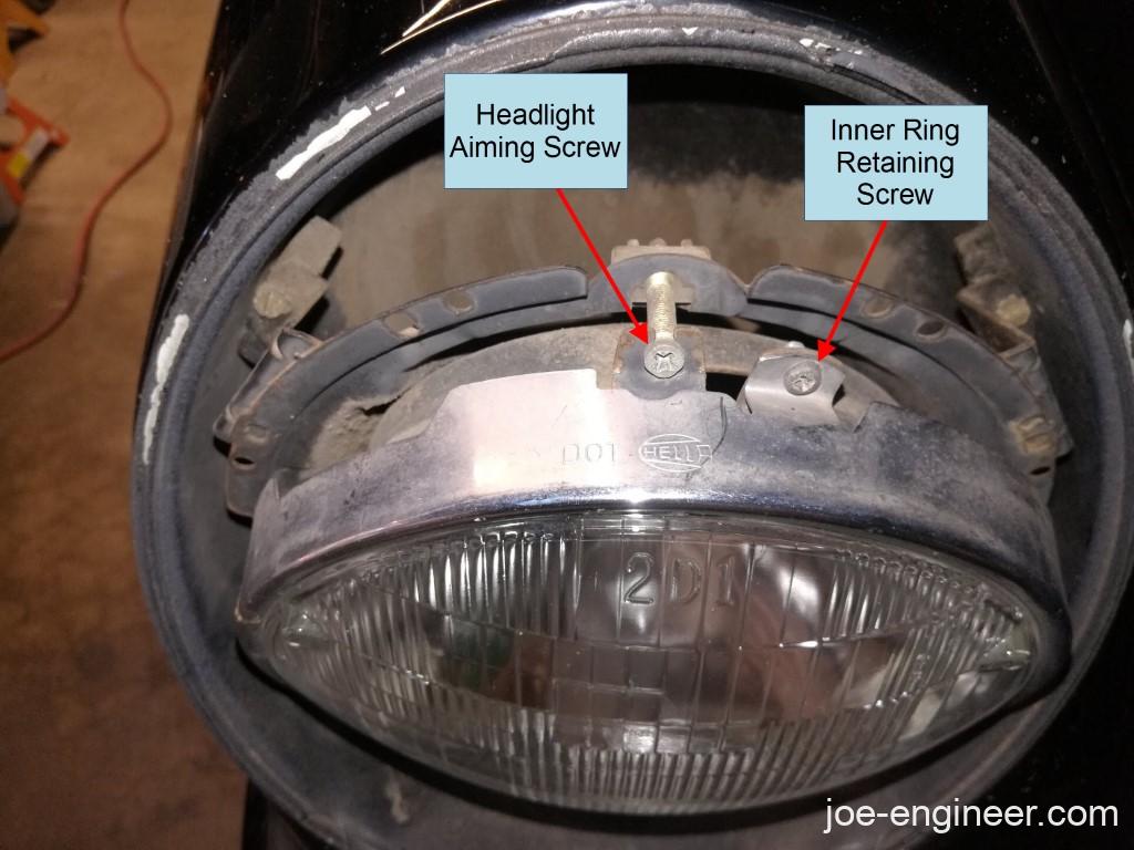 Air-Cooled Porsche 911 Headlight Bulbs Replacement