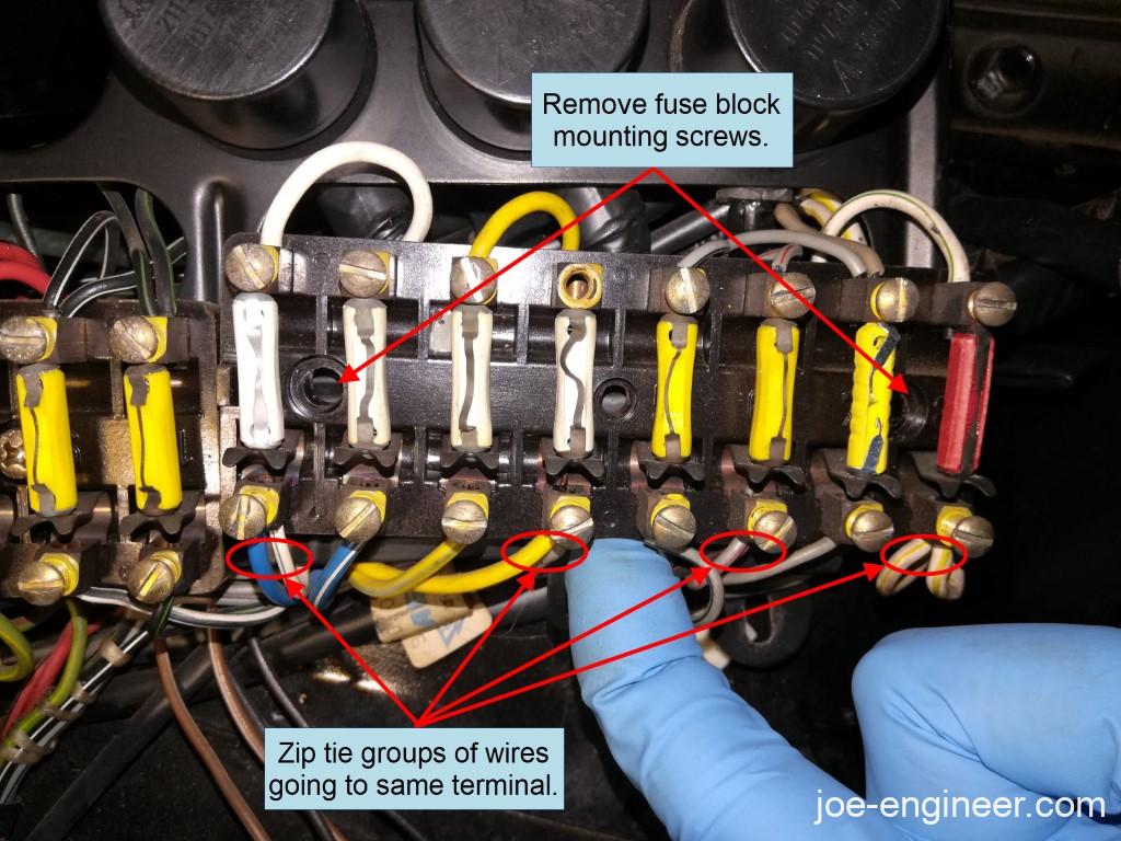 Air-Cooled Porsche 911 Fuse Panel Replacement