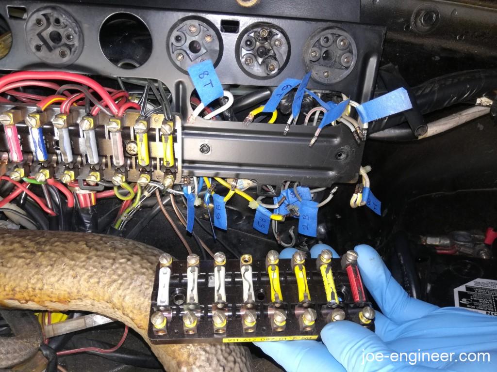 Air-Cooled Porsche 911 Fuse Panel Replacement