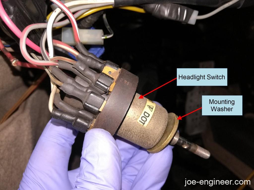 Air-Cooled Porsche 911 Headlight Switch Replacement