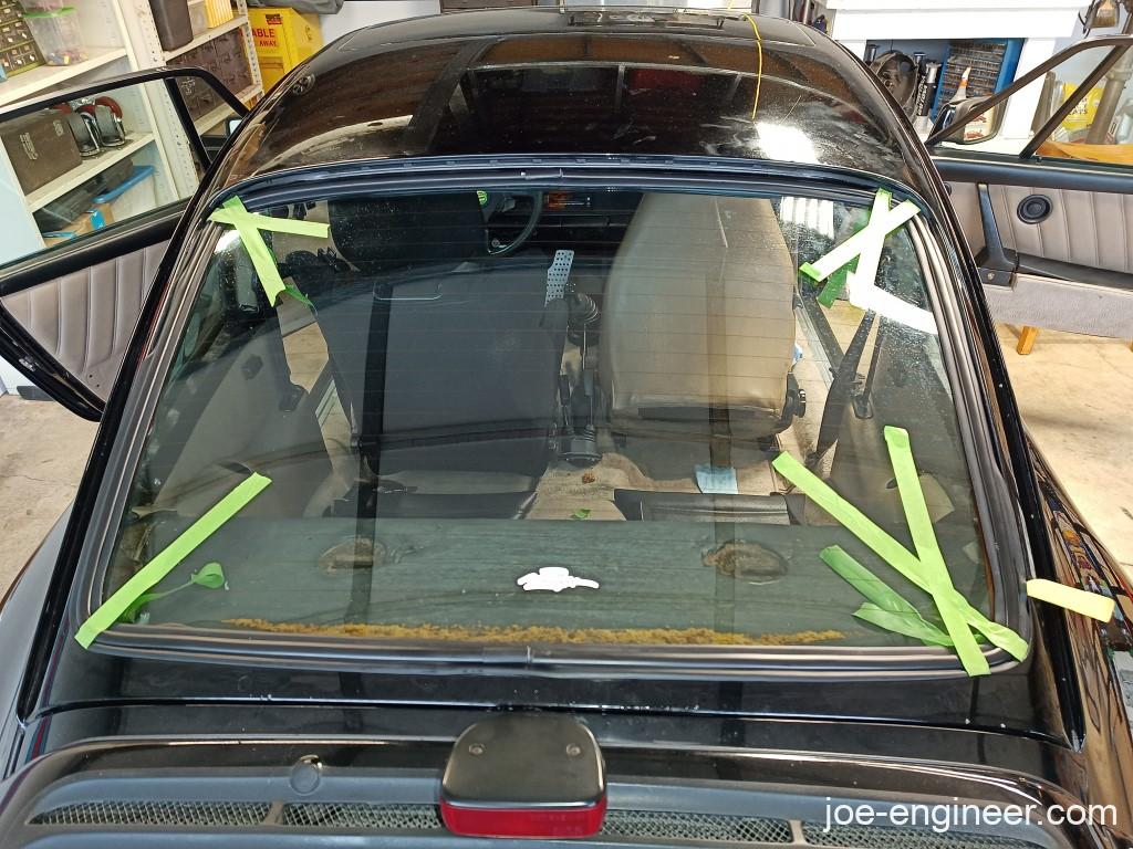 Air-cooled Porsche 911 Rear Window Seal Replacement