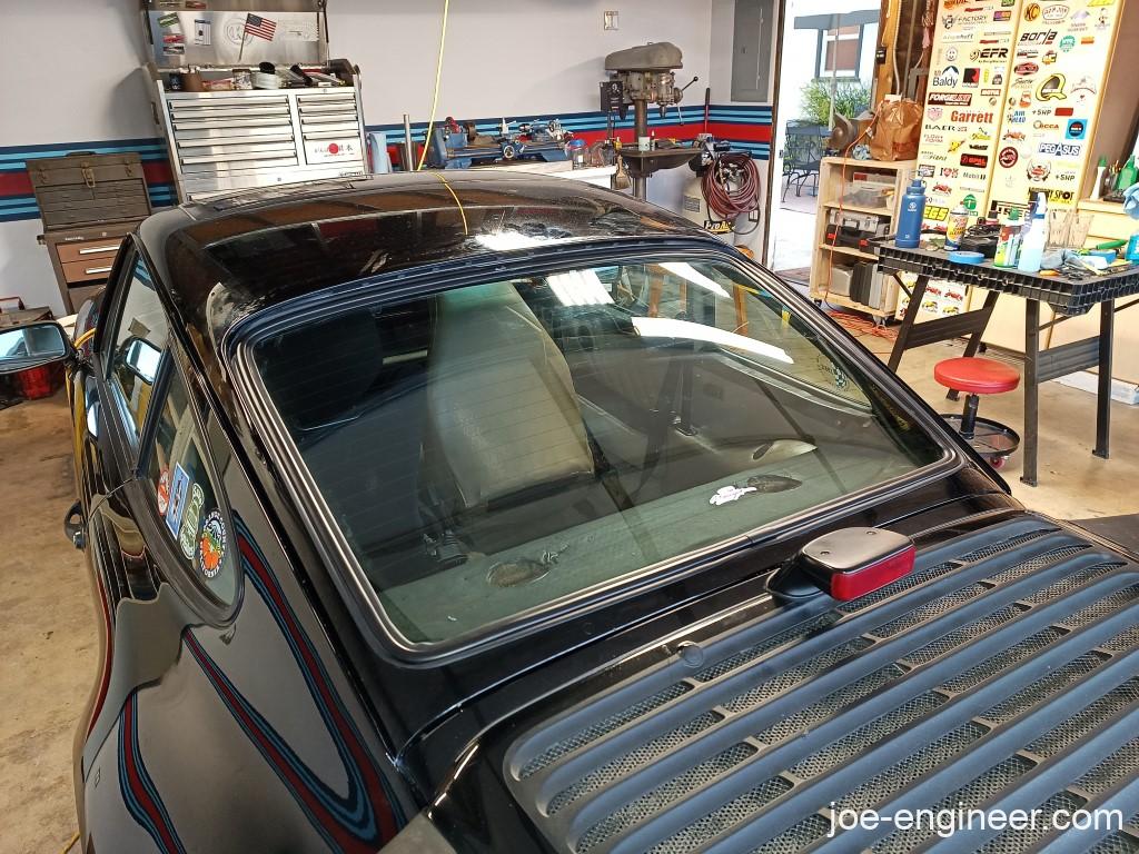 Air-cooled Porsche 911 Rear Window Seal Replacement