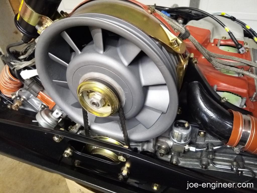 Air-cooled Porsche 911 Fan Belt Change