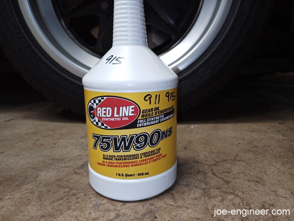 Red Line Gear Oil for Porsche 915 Transmission